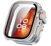 Tyogeephy Compatibile con Huawei Watch Fit 4 Pro Cover Custodia con vetro Temperato,Custodia rigida in PC Case pellicola protettiva HD custodia protettiva antiurto per Fit 4 Pro