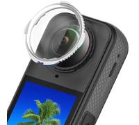 Tyogeephy Compatibile con Insta360 X5 Lenti di Protezione - Vetro Temperato Anti-Graffio Sostituibile, Impermeabile IPX8 per Riprese 360° (Coppia)