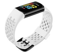 Tyogeephy Compatibile con Silicone Sport Cinturino Regolabile Sostituzione Cinturino Fitbit Charge 5 Smart Watch