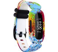 Tyogeephy Compatibile con Silicone Stampato Sport Cinturino Regolabile Sostituzione Cinturino Fitbit Ace 3 for Kids Smart Watch