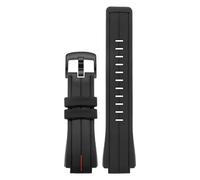 Tyogeephy Compatibili con Cinturini Timex IQ T2N721 T2N720 TW2T76500 Casio ECB-10HR-1APR, Cinturino di ricambio in morbido silicone sportivo per 16mm
