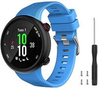 Tyogeephy Compatible avec Forerunner 45 cinturino, Cinturino di ricambio sportivo in silicone morbido, Fitness Cinturino Braccialetto Polsino per Forerunner 45 Smartwatch