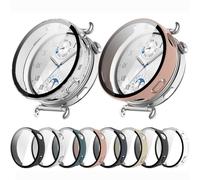 Tyogeephy Cover Compatibile con Huawei Watch GT6 46mm custodia,custodia rigida in PC Case pellicola protettiva HD custodia protettiva antiurto per uomo donna