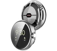 Tyogeephy Cover e Pellicola Protettiva per Google Pixel Watch 2/Watch 1, Copertura Completa Custodia Trasparente, Ultra Sottile Morbida TPU Anti-Graffio Protezione Schermo Antiurto Case