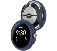 Tyogeephy Cover e Pellicola Protettiva per Google Pixel Watch 2/Watch 1, Copertura Completa Custodia Trasparente, Ultra Sottile Morbida TPU Anti-Graffio Protezione Schermo Antiurto Case