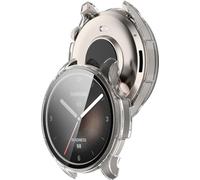 Tyogeephy Custodia Compatibile con Amazfit Balance, PC Cover Rigida con Vetro Temperato Protezione di Schermo, [Durezza 9H] Case Compatibile con Amazfit Balance