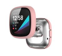 Tyogeephy Custodia Compatibile con Fitbit Versa 3/Sense Proteggi schermo Morbido TPU Resistente ai graffi Full Cover per Versa 3/Sense New Smartwatch Accessori