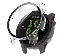 Tyogeephy Custodia Compatibile con Garmin Forerunner 255 Proteggi schermo Morbido TPU Resistente ai graffi Full Cover per Forerunner 255 Smartwatch Accessori