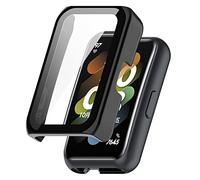 Tyogeephy Custodia Compatibile con Huawei Band 7/Band 6, Honor Band 7/Band 6 Proteggi schermo Morbido TPU Resistente ai graffi Full Cover per Huawei Band 7 Smartwatch Accessori