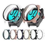 Tyogeephy Custodia Compatibile con Ticwatch Pro 5, PC Cover Rigida con Vetro Temperato Protezione di Schermo, [Durezza 9H] Case Compatibile con Ticwatch Pro 5