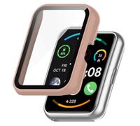 Tyogeephy Custodie compatibili con Huawei WATCH FIT Special Edition/Watch Fit New Case, Pellicola Protettiva TPU Placcato Custodia Cover Armatura Shell per OPPO watch free