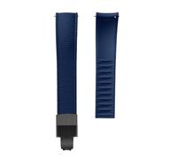 Tyogeephy FKM CTS Cinturino per Orologio 16-22mm Chiusura Rapida in Silicone Impermeabile Resistente ai Raggi UV per Omega e Seiko Orologi - Tagliabile su Misura