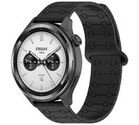 Tyogeephy Magnetico in silicone Compatibile con Amazfit T-REX 3 Pro/Xiaomi Watch S4 braccialetti sportivi in silicone morbido sostitutivo, bracciale da polso per il tracker di attività