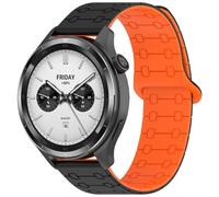 Tyogeephy Magnetico in silicone Compatibile con Amazfit T-REX 3 Pro/Xiaomi Watch S4 braccialetti sportivi in silicone morbido sostitutivo, bracciale da polso per il tracker di attività