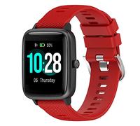 Tyogeephy Morbido Silicone Cinturino Compatibile con Willful SW020 ID205/SW021 ID205L/SW025 ID205S Smart Watch, Sostituzione Quick Release Cinturini per donne uomini