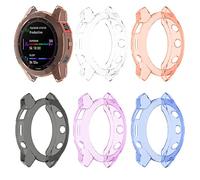 Tyogeephy Proteggi schermo Custodia Compatibile con Garmin Fenix 7s Morbido Custodia Accessori Covers Resistente ai graffi Custodie protettive complete per Garmin Fenix 7s