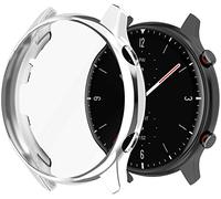 Tyogeephy Schermo protettore Custodie Compatibile con Amazfit GTR 2 & Amazfit GTR 2e Watch TPU Sottile Custodia [Plating Metal Color Frame] [3D Full Coverage] Shell protettivo per Amazfit GTR 2 Watch