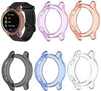 Tyogeephy Schermo Protettore Custodie Compatibile con Garmin Vivoactive 4, Morbido TPU Custodie Protettivo Schermo Cover Paraurti Frame per Garmin Vivoactive 4 Smartwatch