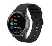 Tyogeephy Silicone Cinturino pour Garmin Vivoactive 4S / Venu 2S / Vivomove 3S, Morbido Sport 18mm Quick Release Impermeabile Cinturino di ricambio per Fossil Women's Gen 6 / Gen 5E