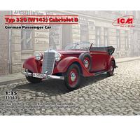 1:35 ICM KIT Typ 320 W142Cabriolet B German Passenger Car Kit ICM35543