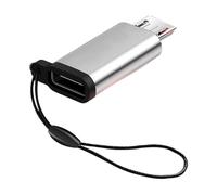 -Typ-C-Adapter, Buchse Auf Stecker-Adapter,Ladeanschluss | Schnellladender Alluminio-Typ-C-Ladekonverter Mit Trageband Für Typ-C-Schnittstellengerät