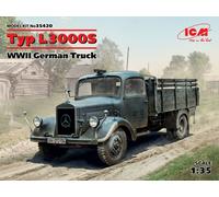 Typ L3000s, WWII German Truck (100% New Molds) 1:35 Plastic Model Kit ICM