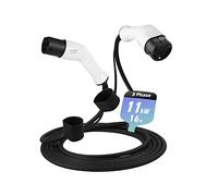 Type 2 EV Cavo di Ricarica Auto Elettrica PHEV | 11KW | 16A | Trifase | Prolunga Elettrica 7 Metri Tipo 2 a Tipo 2 Cavo di Ricarica per Auto Elettriche per Stazione di Ricarica Caricabatterie EV