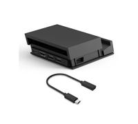Type-C Dock Stand for Console Multifunction Docking Charging Station with Detachable USB C Hub Card Port B