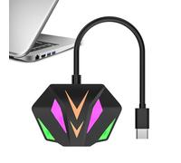 Type-C Ethernet Adapter, 100Mbps Fast Network Ethernet Adapter, Tablet Ethernet Adapter Plug and Play, Stable Connection for Work, Entertainment, Seamless Internet for Your Devices
