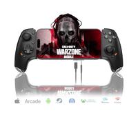 Type C Mobile Gaming Controller for Android & iPhone 17/16/15 Series (USB-C), Phone Controller with Hall Joystick & Triggers, Remote Play/Xbox Streaming/Cloud Game/COD, jack audio da 3,5 mm, nero