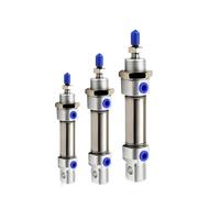 Type ISO Standards CD85N Series CD85N8/10/12/16/20/25 Air Cylinder Standard Double Acting Single Rod Mini Cylinder(100mm stroke,CD85N16 bore 16mm)