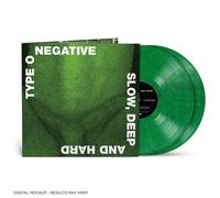 Type O Negative 'Slow, Deep And Hard' 2LP Vinile marmorizzato nero verde - Nuovo