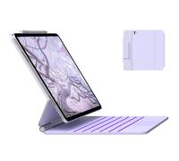 typecase Custodia per tastiera per iPad Air 13 e iPad Pro 12.9 (6a, 5a, 4a, 3a generazione), tastiera magica per iPad Pro 12.9, custodia magnetica con trackpad multi-touch, retroilluminazione a 11