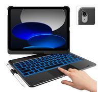 typecase Custodia Touch iPad 10a generazione con tastiera (11,9 pollici, 2022) e iPad A16 (11a generazione, 2025) - Rotabile a 360°, retroilluminazione a 11 colori, trackpad multi-touch, sottile e