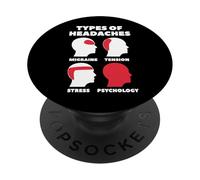 Types Of Headaches Tipi Di Mal Di Testa Studio Di Psicologia PopSockets PopGrip Adesivo