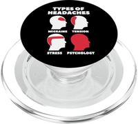 Types Of Headaches Tipi Di Mal Di Testa Studio Di Psicologia PopSockets PopGrip per MagSafe