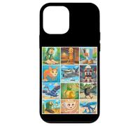Types of Italian Brainrot Meme Character Hand Drawn for Kids Custodia per iPhone 12 mini