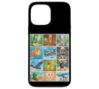 Types of Italian Brainrot Meme Character Hand Drawn for Kids Custodia per iPhone 13 Pro Max