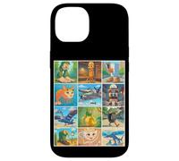 Types of Italian Brainrot Meme Character Hand Drawn for Kids Custodia per iPhone 14
