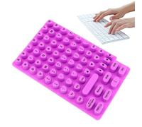 Typing - Adesivi lunghi per chiavi, in silicone, per unghie, protezione per unghie, design antiscivolo, trasparente, flessibile, ottimo per le donne, per l'uso con laptops, notebook,