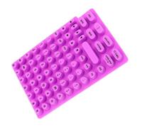 Typing Stickers, Long Nail Keyboard Cover, Reusable Silicone Pads, Nail-Friendly Design, Sticky Protector, Ideal for Women, PC Desktops, Notebook Typing Comfort, Multicolor