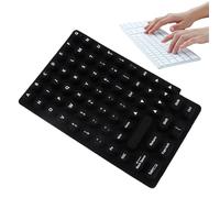 Typing Stickers, Nail Keyboard Aid, Silicone Pad Cover, Reusable Adhesive, Fingertip Protection Layer, Great for Women Users, Laptops, Desktops, Office Typing