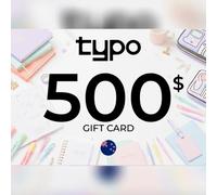 Typo Gift Card 500 NZD Key - NEW ZEALAND