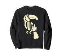 Typography Art Toucan Toco Toucans Felpa