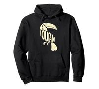 Typography Art Toucan Toco Toucans Felpa con Cappuccio