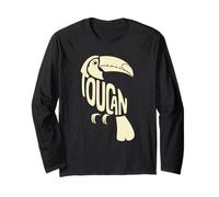 Typography Art Toucan Toco Toucans Maglia a Manica