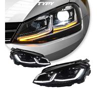 TYPY 2 PCS Per Golf 7 2013-2017 MK7 Aggiornamento 7.5 Design LED Auto Fari Montaggio DRL Lente Bifocali Lampada Accessori GTI Red