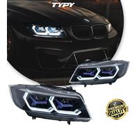 TYPY Lampada Frontale per BMW E90 Faro A LED 2005-2012 Fari 320i 325i 318i DRL Segnale di Girata Fascio Alto Angelo Occhio Lente Del Proiettore Original is Xenon