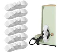 Tyqour 6 organizer per cavi per elettrodomestici, bianco, avvolgicavo, utensili da cucina, autoadesivo, cavo organizer per cavi per utensili da cucina, avvolgicavo per mixer cuoci riso