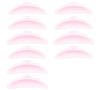 Tyqour Set di 5 paia di cuscinetti per sollevamento ciglia, 5 misure, S/M/M1/M2/L, autoadesivi, in silicone, riutilizzabili, per tutte le forme degli occhi